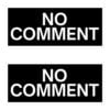 NO COMMENT Sticker Pack