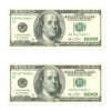 One Hundred Dollars Bill Sticker Pack