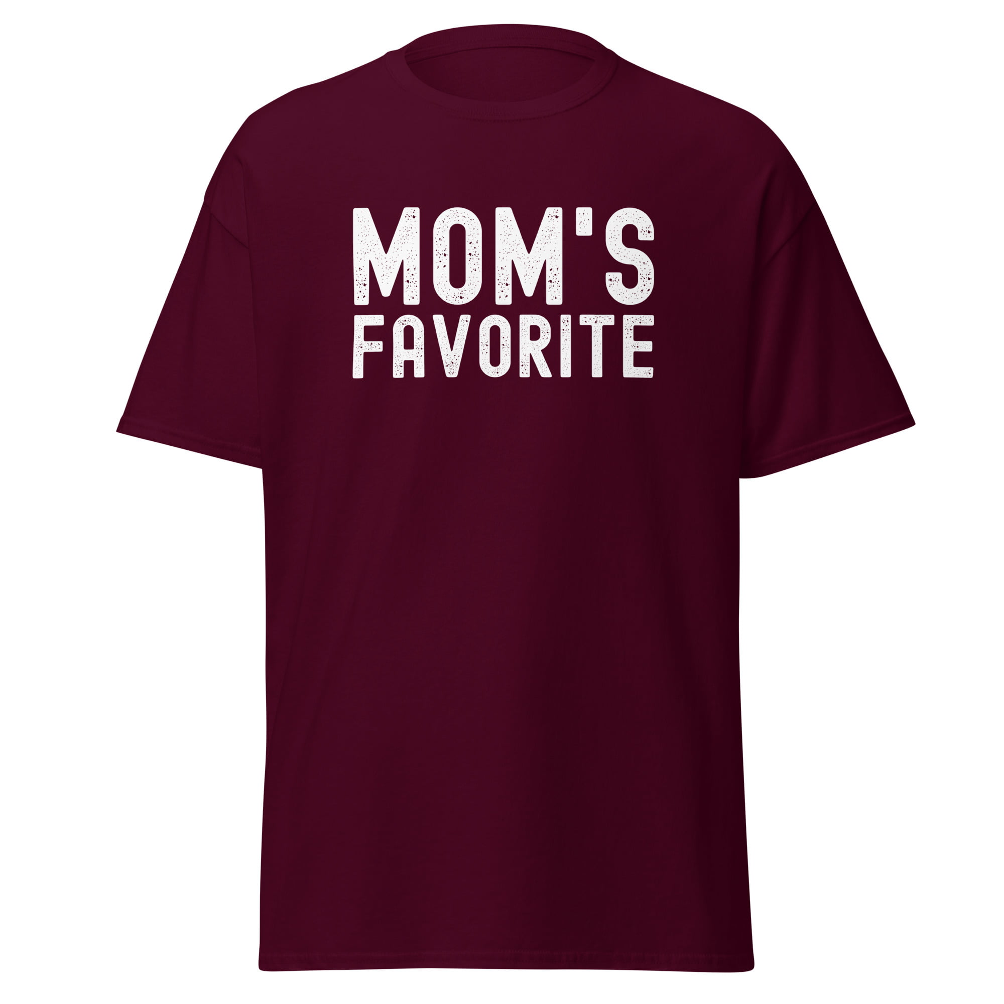 MOM's Favorite (distressed texture) Men's T-Shirt - Image 4