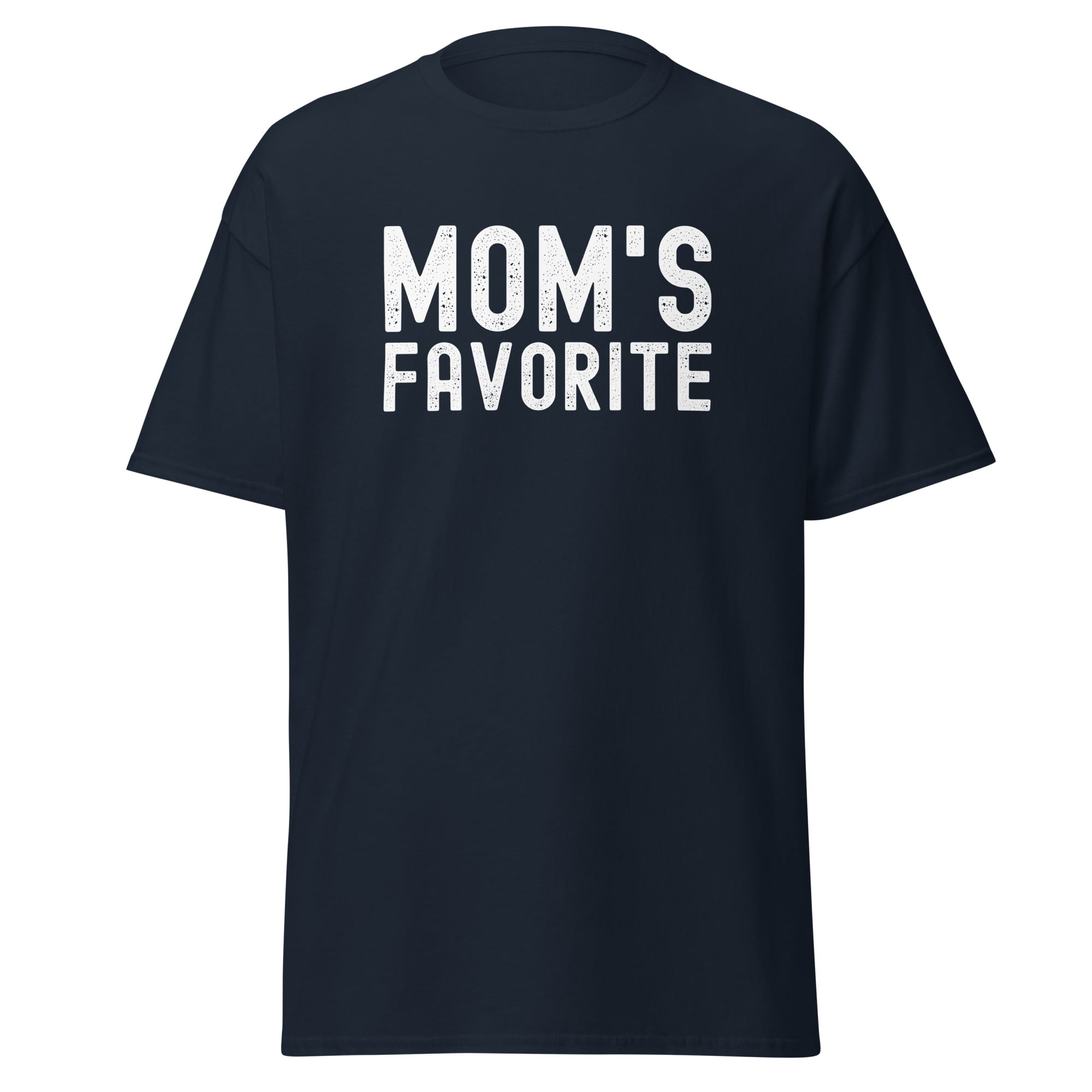 MOM's Favorite (distressed texture) Men's T-Shirt - Image 6