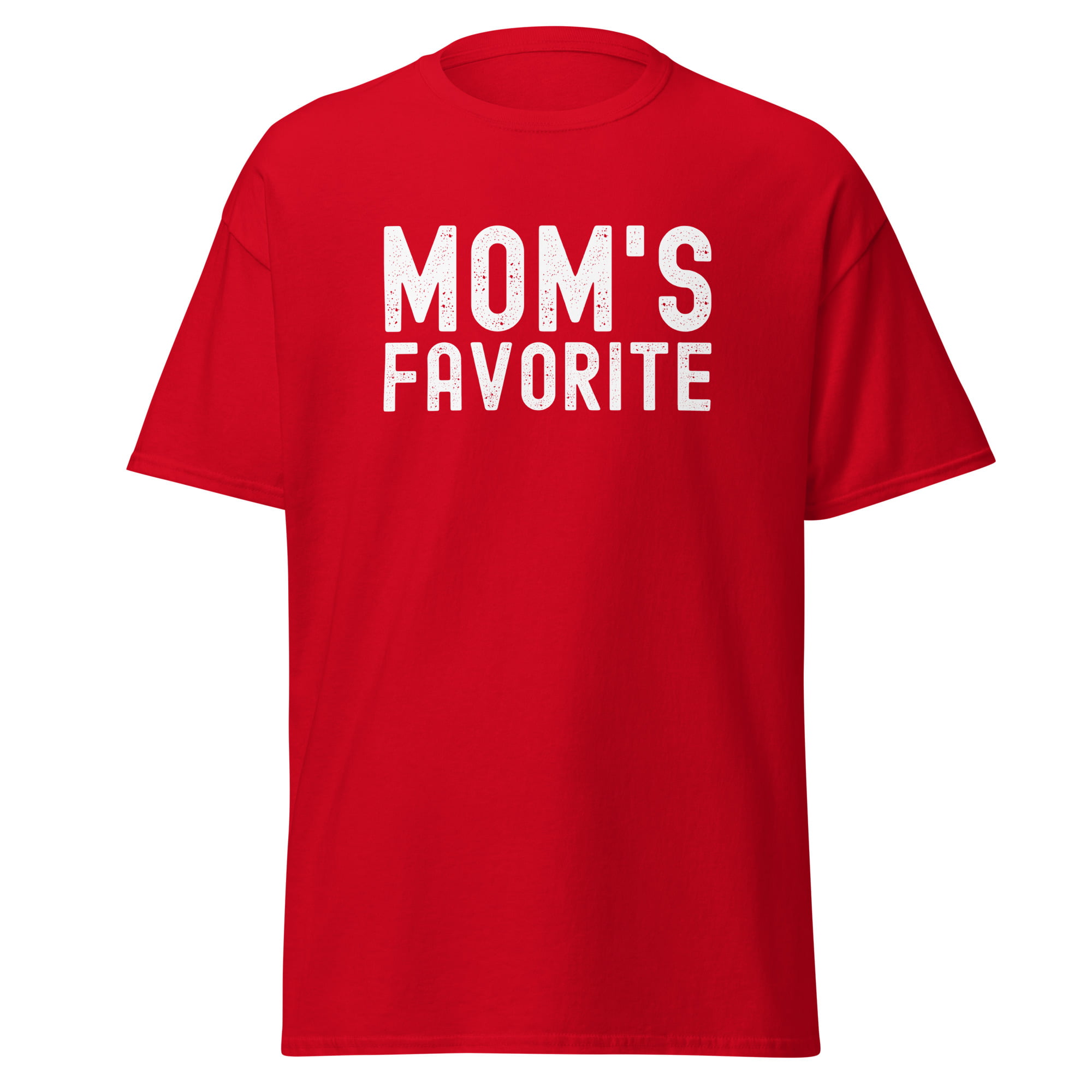 MOM's Favorite (distressed texture) Men's T-Shirt - Image 8
