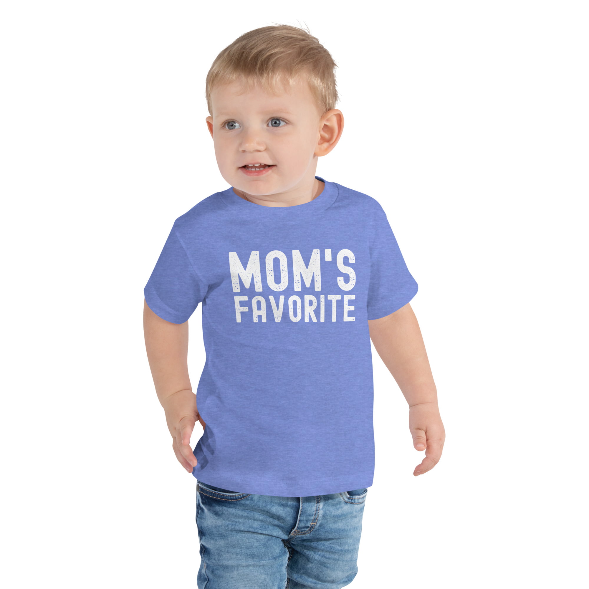 MOM's Favorite (distressed texture) Toddler T-Shirt - Image 2