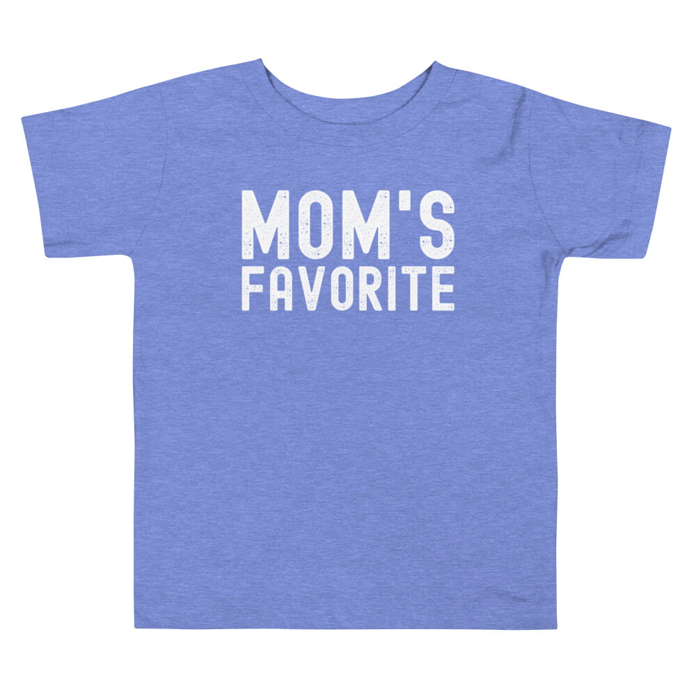 MOM's Favorite (distressed texture) Toddler T-Shirt - Image 4