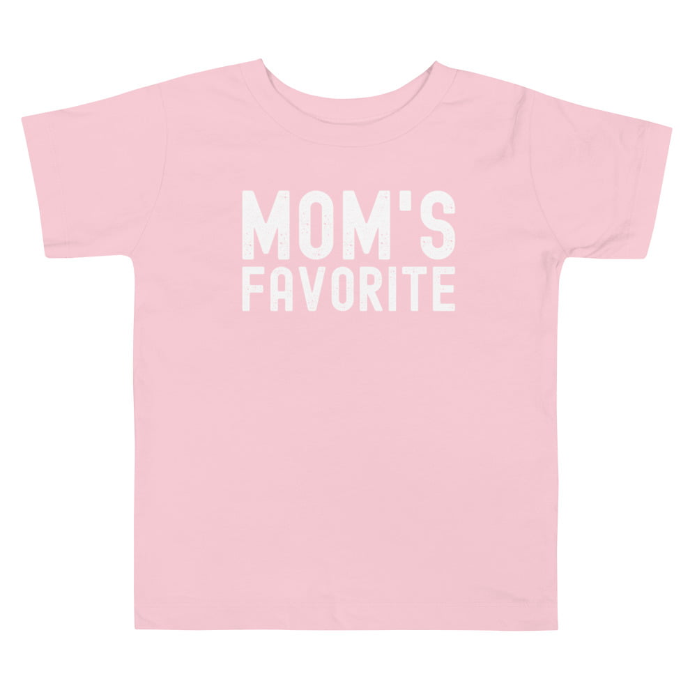 MOM's Favorite (distressed texture) Toddler T-Shirt - Image 5