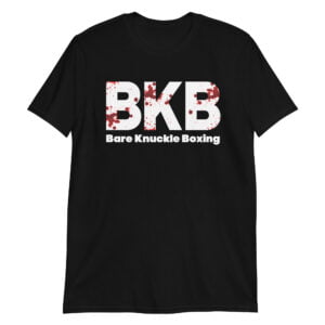 BKB Bare Knuckle Boxing | Blood Spattered Font T-Shirt