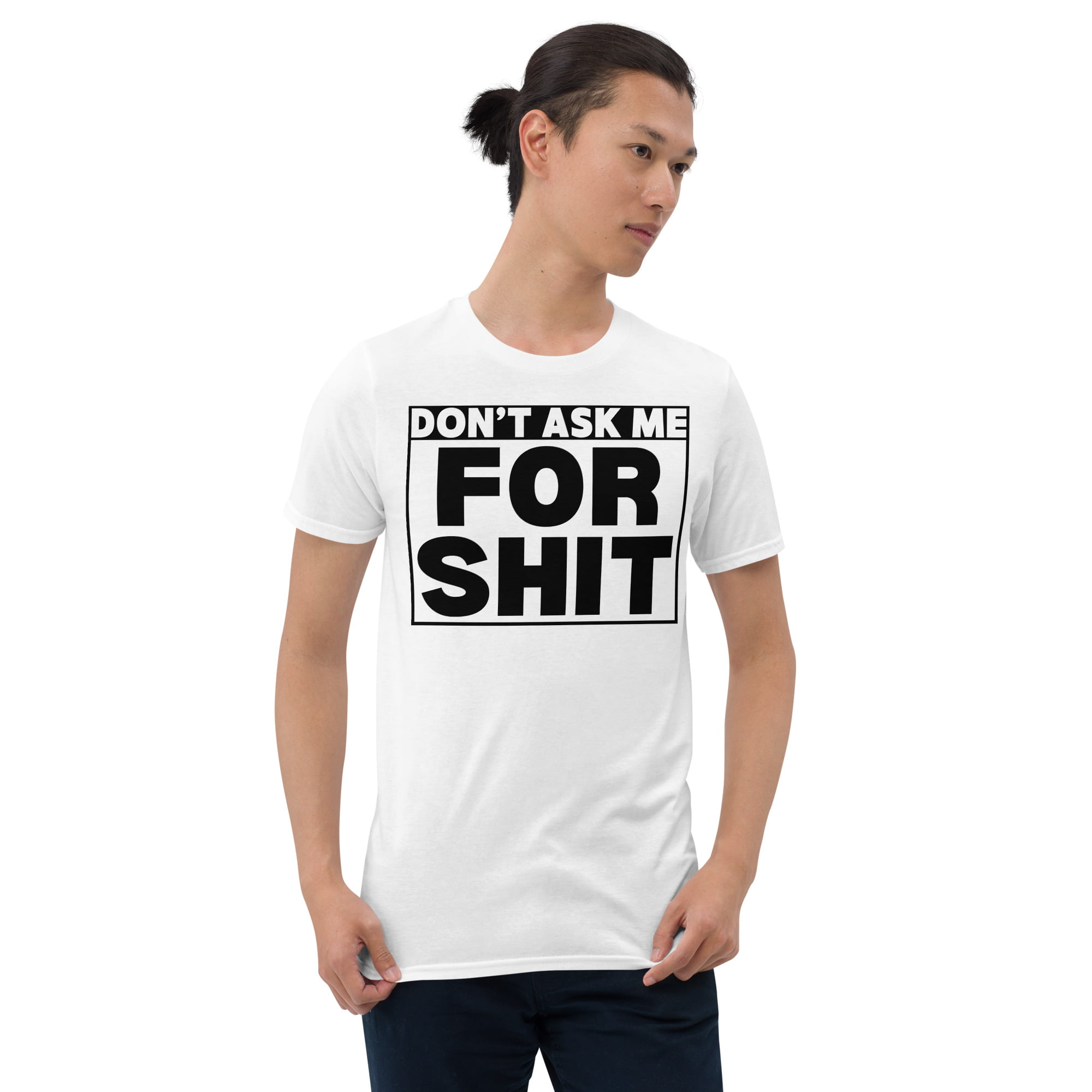 DON'T ASK ME FOR SHIT T-Shirt Harada Tekken (Black on White version) - Image 2