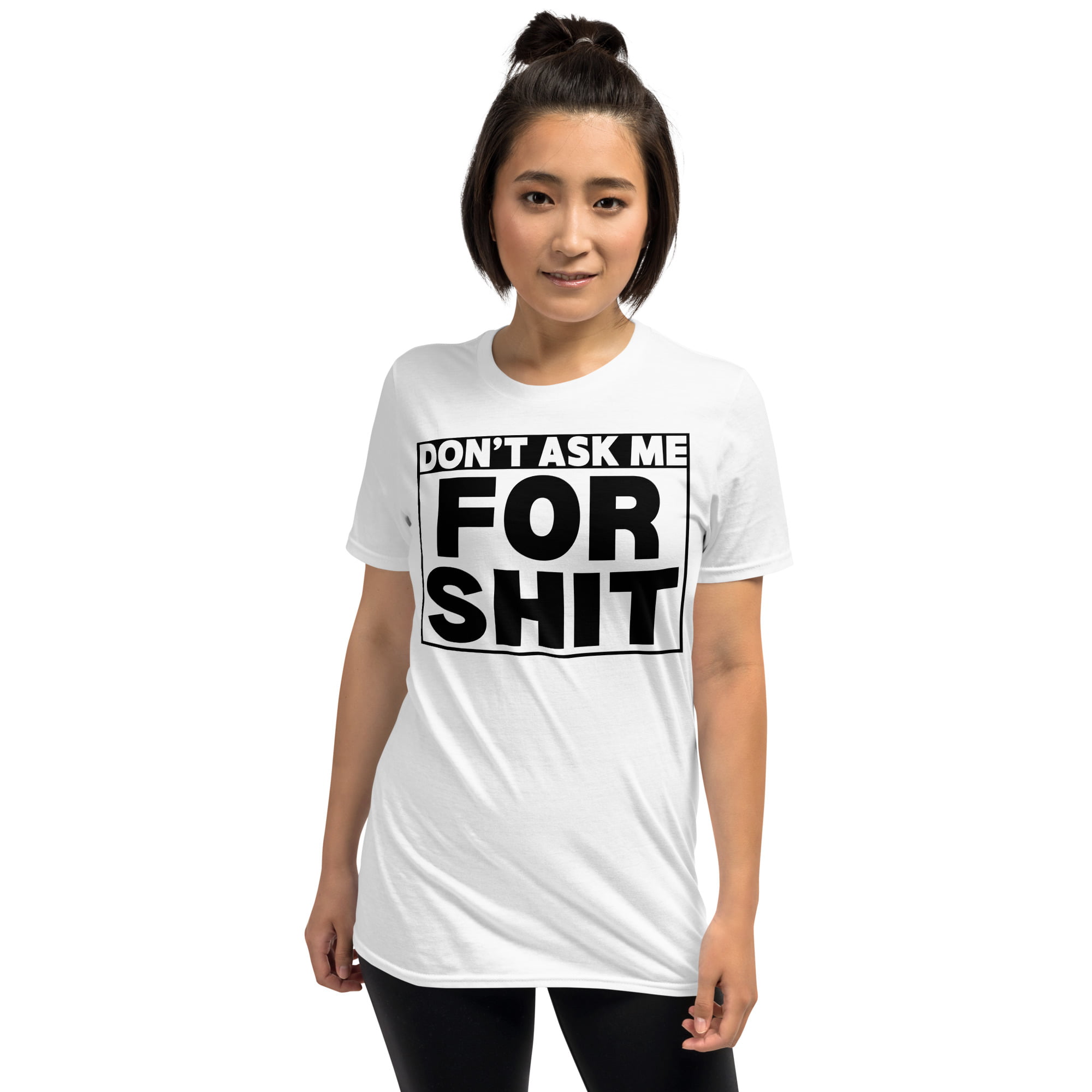 DON'T ASK ME FOR SHIT T-Shirt Harada Tekken (Black on White version) - Image 3