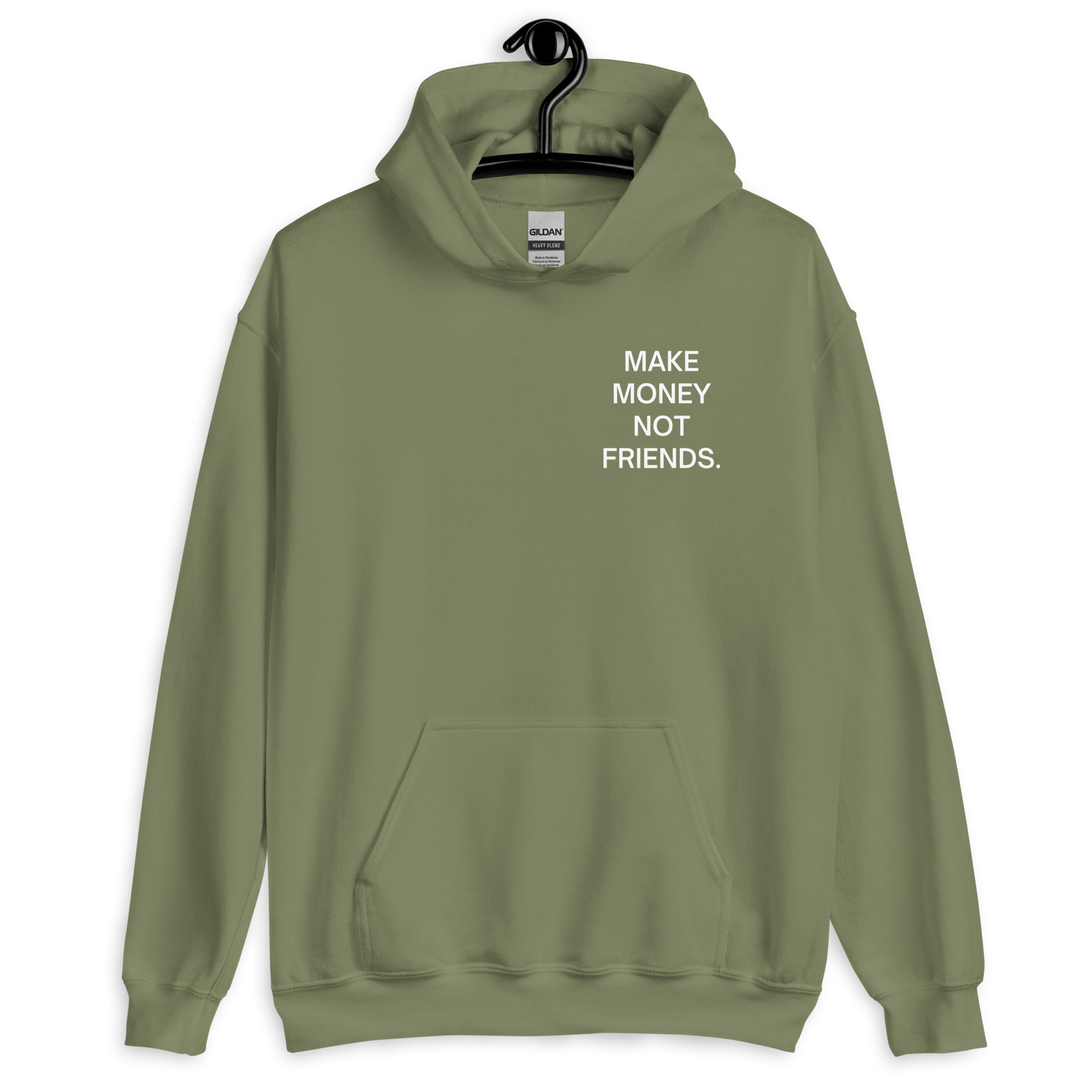 Make Money Not Friends (FRONT + BACK) Hoodie - Image 21