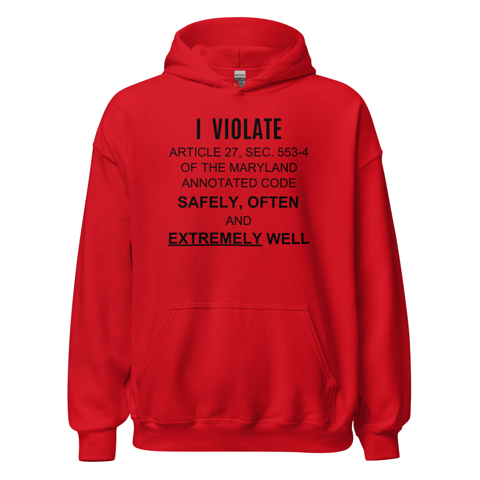 I Violate Article 27 Sec 553-4 Of The Maryland Annotated Code Safely, Often, And Extremely Well hoodie - Image 4