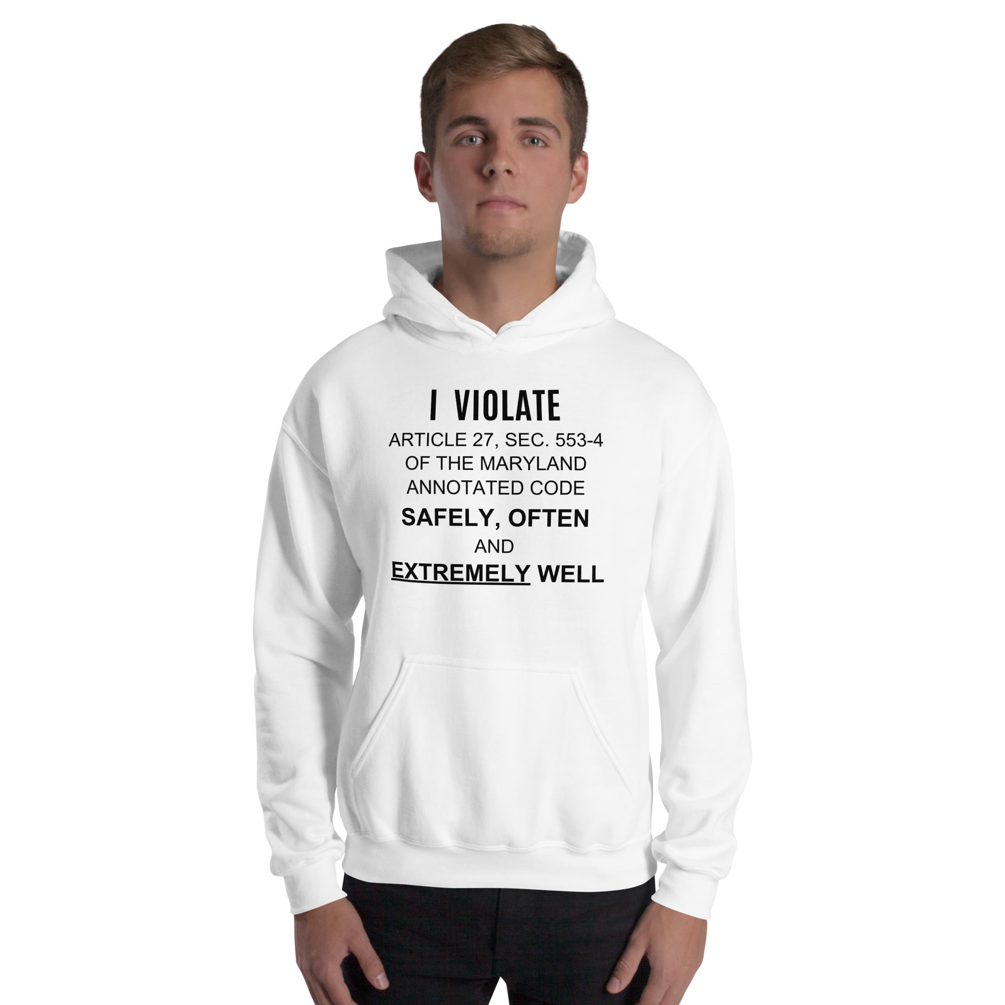 I Violate Article 27 Sec 553-4 Of The Maryland Annotated Code Safely, Often, And Extremely Well hoodie - Image 2