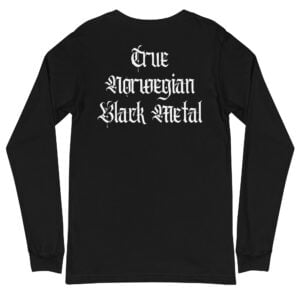 Alternative view of True Norwegian Black Metal (FRONT + BACK) Long Sleeve Shirt