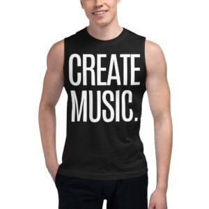 CREATE MUSIC Sleeveless Shirt
