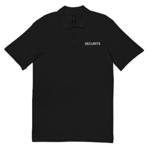 SECURITE Unisex pique polo shirt (Embroidered)