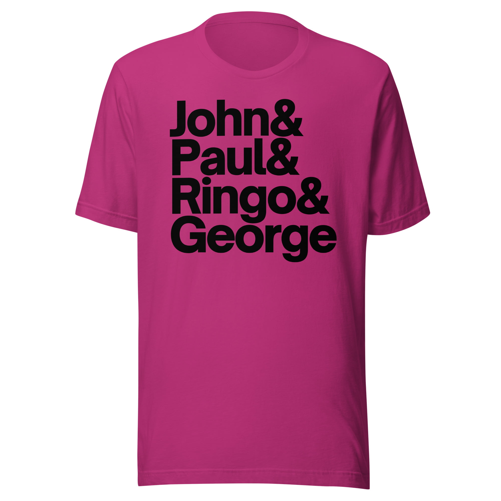 The Beatles John & Paul & Ringo & George Unisex T-Shirt - Image 4