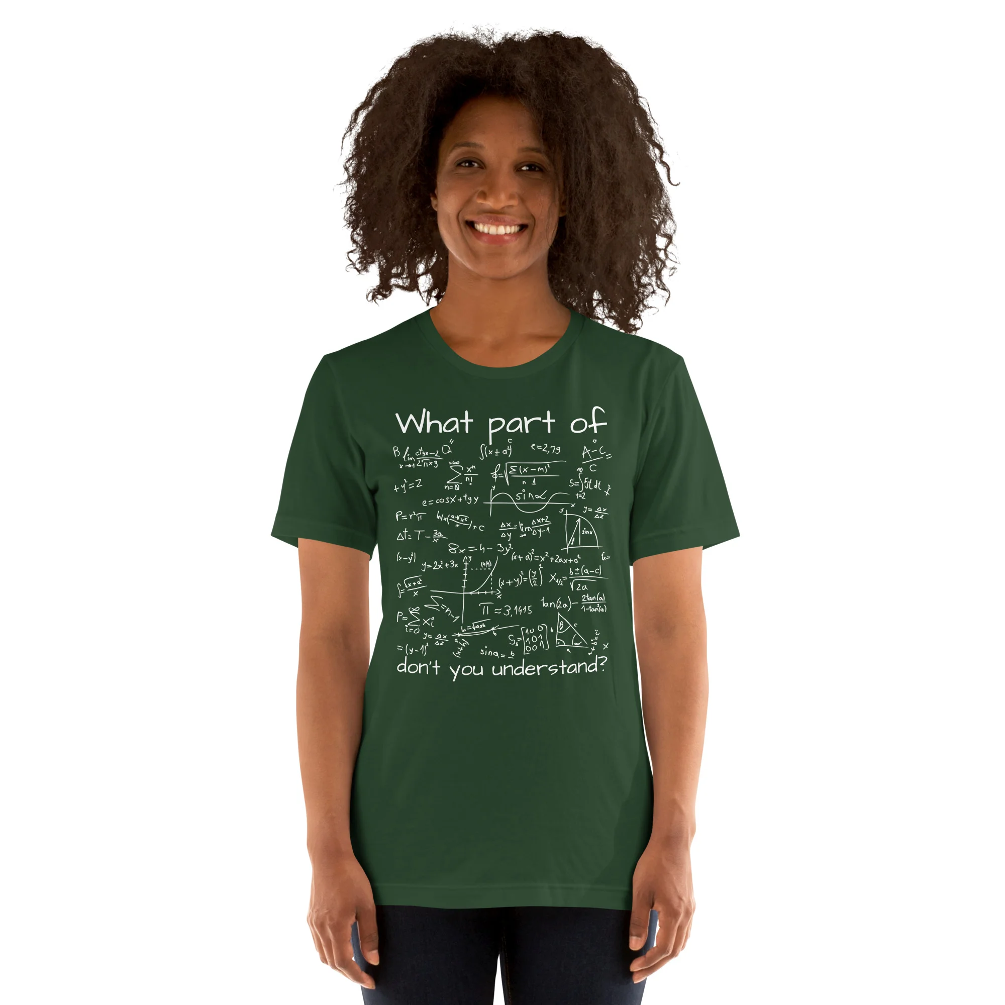 What Part Of (Math Equation) Don't You Understand? Unisex T-Shirt - Image 2