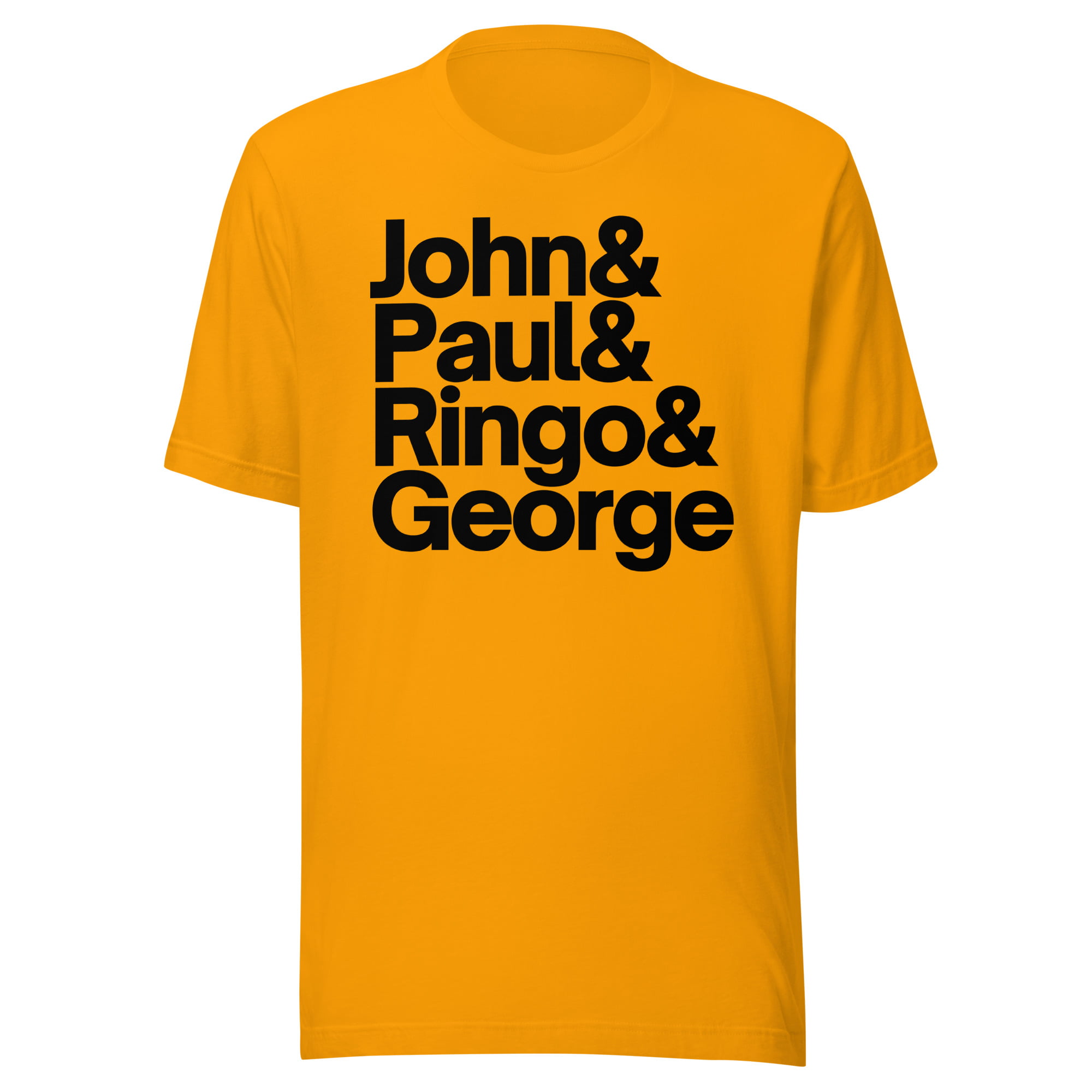 The Beatles John & Paul & Ringo & George Unisex T-Shirt - Image 9