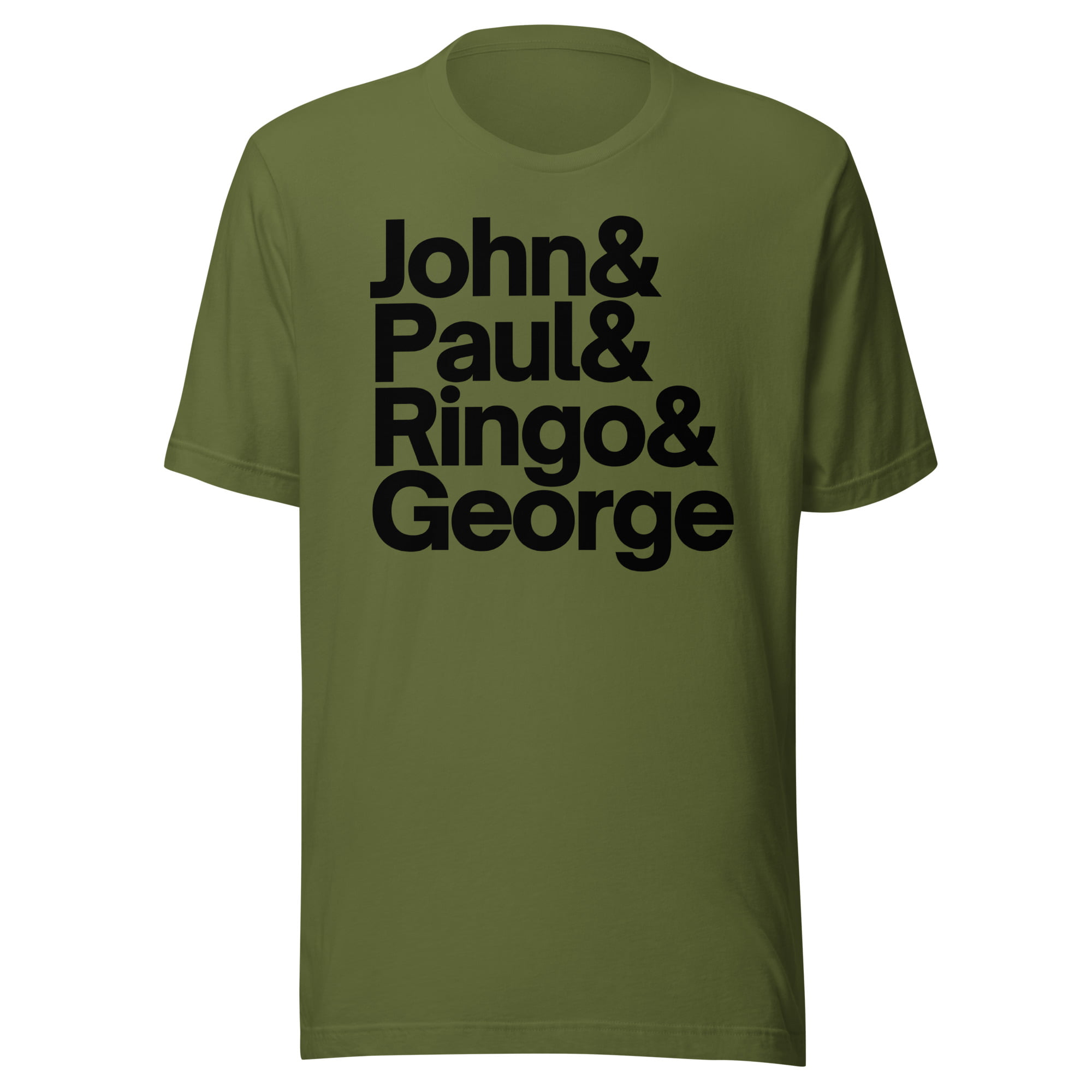 The Beatles John & Paul & Ringo & George Unisex T-Shirt - Image 5