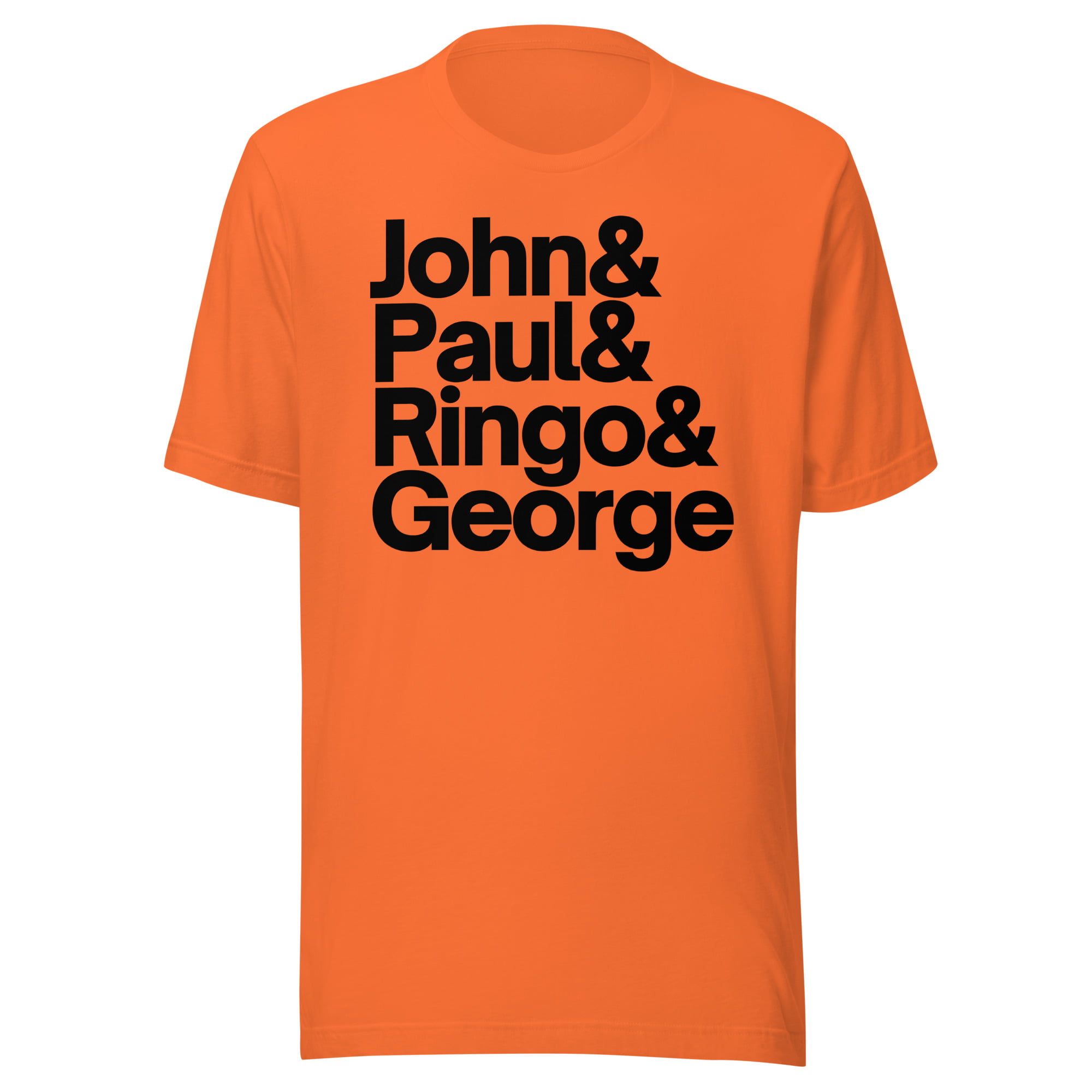 The Beatles John & Paul & Ringo & George Unisex T-Shirt - Image 8
