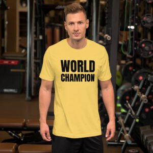 Alternative view of WORLD CHAMPION Unisex T-Shirt