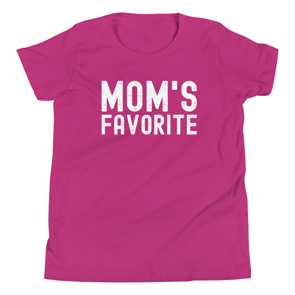 MOM's Favorite (distressed texture) Youth T-Shirt - Image 10