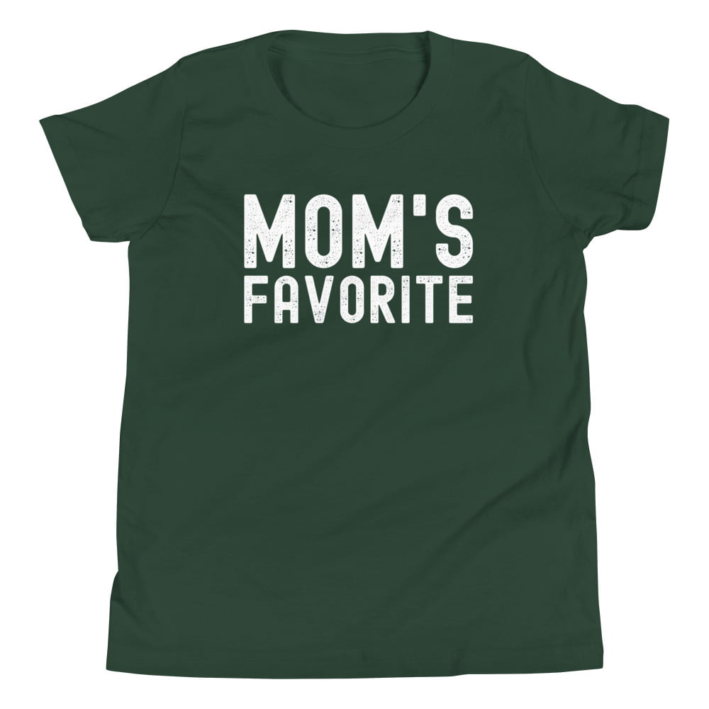 MOM's Favorite (distressed texture) Youth T-Shirt - Image 6