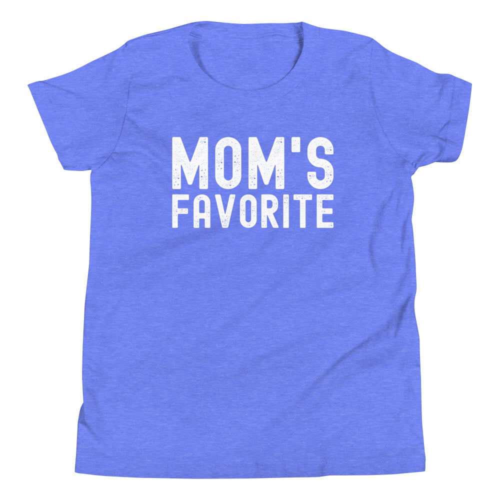MOM's Favorite (distressed texture) Youth T-Shirt - Image 11