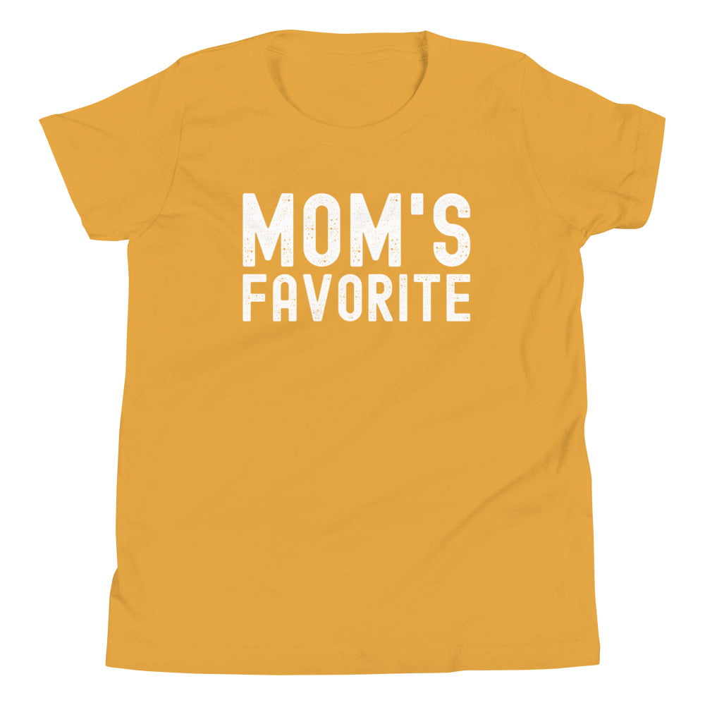 MOM's Favorite (distressed texture) Youth T-Shirt - Image 12