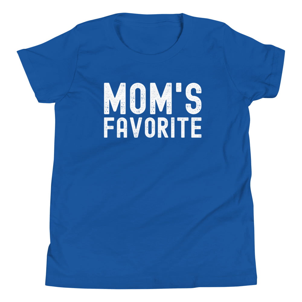 MOM's Favorite (distressed texture) Youth T-Shirt - Image 9