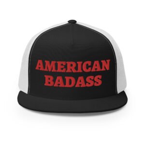 AMERICAN BADASS Embroidered Trucker Cap