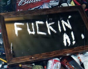 Anal Cunt - Fuckin' A written with cocaine lines