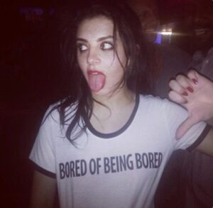 Charli XCX Bored Of Being Bored tee shirt