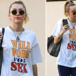 Miley Cyrus Will WORK For SEX T-Shirt