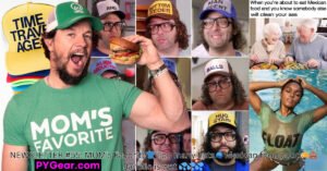 NEWSLETTER #55 MOM's Favorite Too many hats Mexican food poop Janelle is wet. PYGear.com