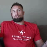 Respect No One Fear Everyone T-shirt as worn by Craig Jones. A parody Respect Everyone Fear No One