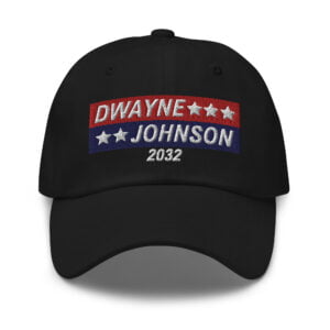 DWAYNE JOHNSON 2032 Dad hat | USA Flag Colors