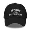 Appetite For Destruction (lightning bolts) embroidered dad hat