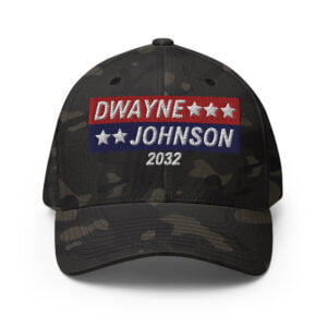 DWAYNE JOHNSON 2032 Flexfit Baseball Cap (Embroidered)