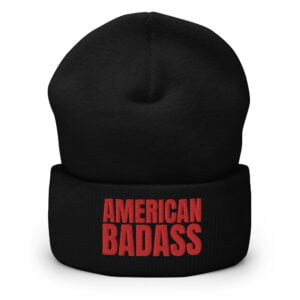 AMERICAN BADASS Embroidered Beanie