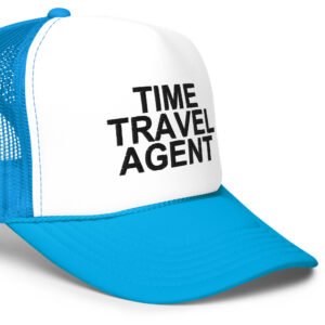 Alternative view of Frank TIME TRAVEL AGENT Trucker Hat - 30 Rock