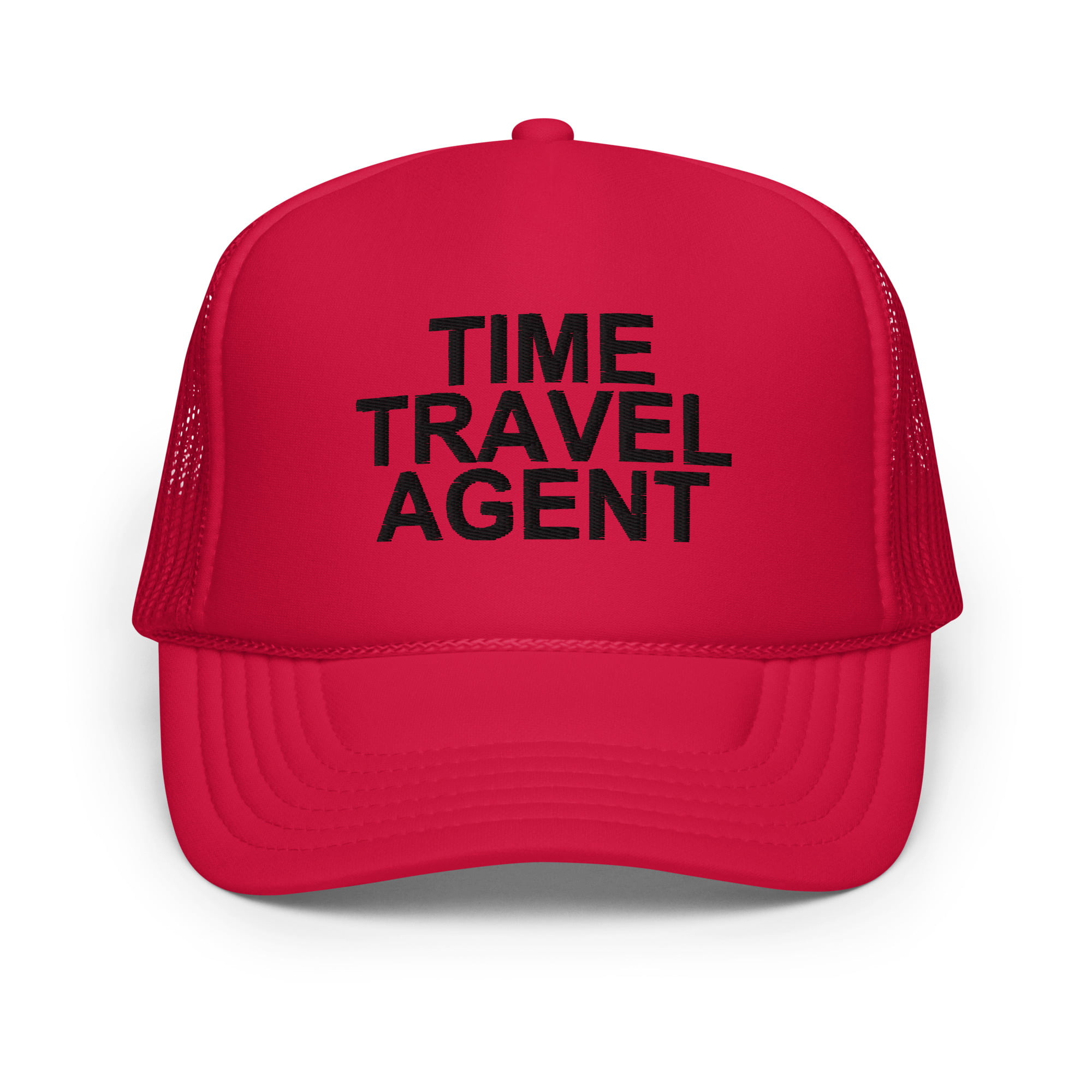 Frank TIME TRAVEL AGENT Trucker Hat - 30 Rock - Image 4