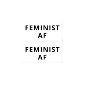 Alternative view of Feminist AF Sticker Pack