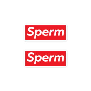 Alternative view of Sperm SUPREME Stickers