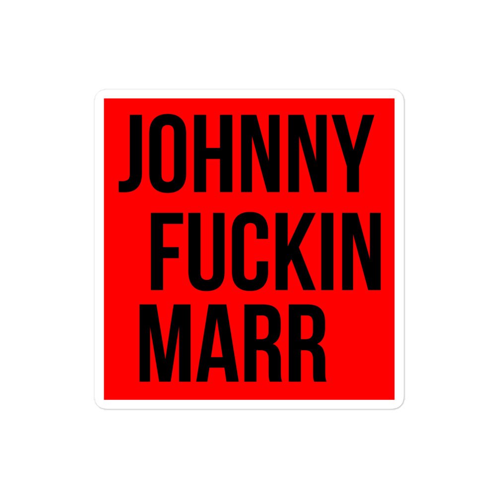 JOHNNY FUCKIN MARR sticker - Image 3