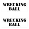 Miley Cyrus Wrecking Ball Sticker Pack
