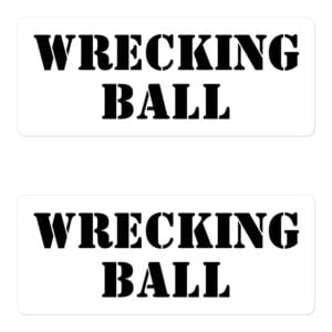 Miley Cyrus Wrecking Ball Sticker Pack