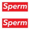 Sperm SUPREME Stickers