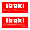 Dianabol Breakfast of Champions since 1956 Red Sticker Pack