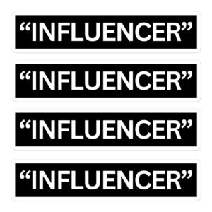 “INFLUENCER” Sticker Pack