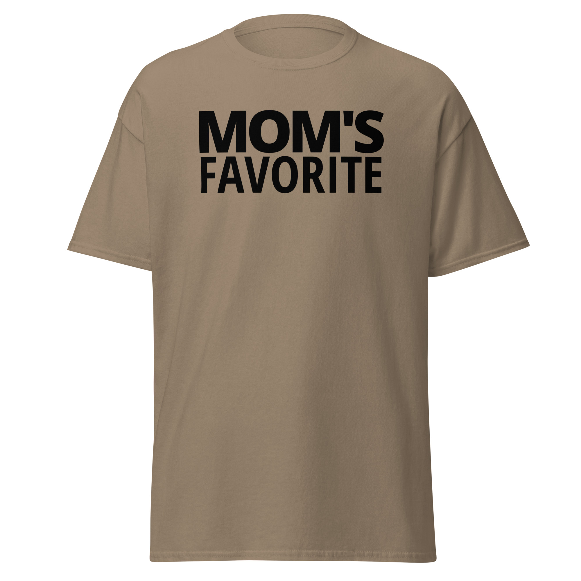 MOM S FAVORITE (in black letters) Men's T-Shirt - Image 6