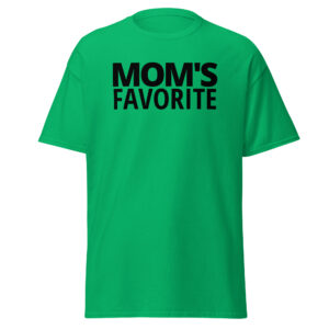 MOM S FAVORITE (in black letters) Men's T-Shirt